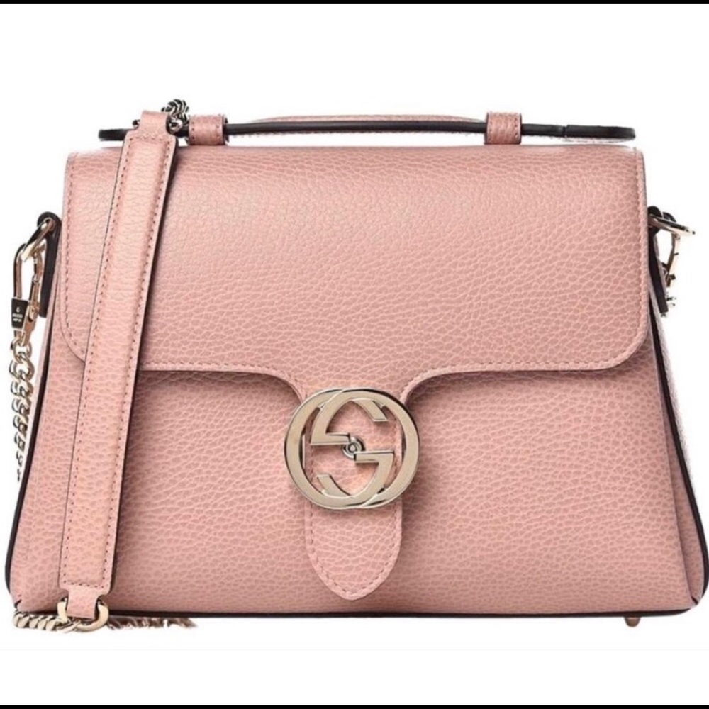 Interlocking Top Handle GG Gucci Crossbody Bag